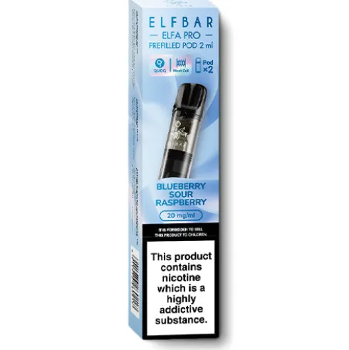 Blueberry Sour Raspberry Elfa Pro Pods by Elf Bar