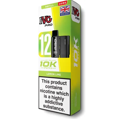 Lemon Lime Pro 12 Refill Pod by IVG