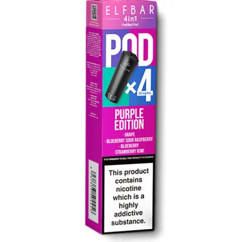 Purple Edition 4in1 Pods by Elf Bar