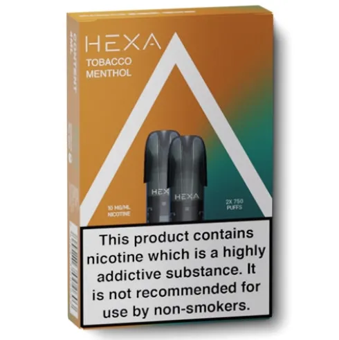 Tobacco Menthol Pro/Mini Pods by Hexa